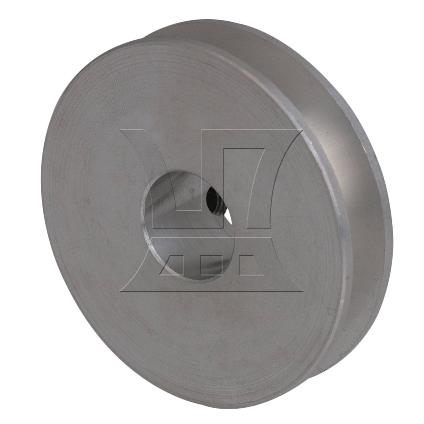 BQLZR 2Pieces Aluminum 4.1x1.2cm Groove Step Pulley for Milling Machine Silver
