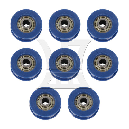 BQLZR 3mm Deep 625ZZ Guide Pulley Bearing Wheel 25.5x5x8.8mm