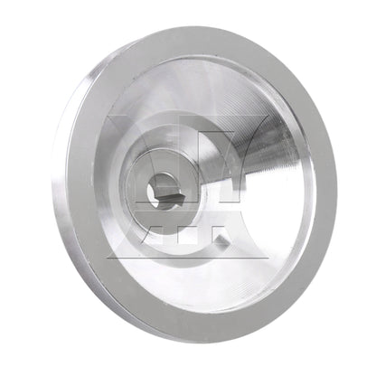BQLZR 2 Pieces A Type V-Shaped Pagoda Pulley 4 Step Pulley Belt 16mm Bore
