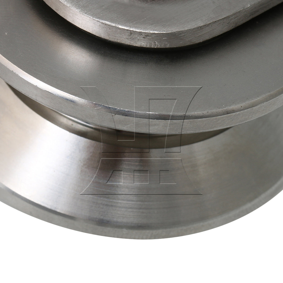 BQLZR  5.3cm Dia 201 Stainless Steel V Type Industrial Heavy Fixed Pulley