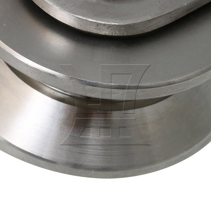 BQLZR  5.3cm Dia 201 Stainless Steel V Type Industrial Heavy Fixed Pulley
