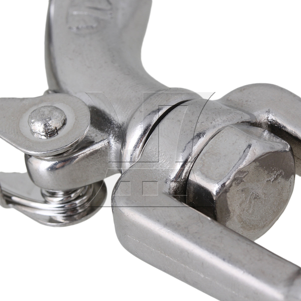 BQLZR 2Pieces Load 350KG American Type Swivel Hoisting Hook 304 Stainless Steel