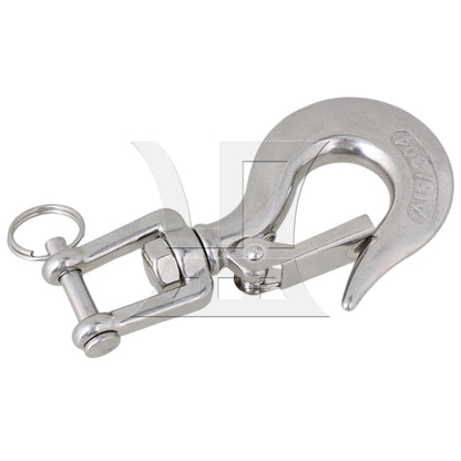 BQLZR 2Pieces Load 350KG American Type Swivel Hoisting Hook 304 Stainless Steel