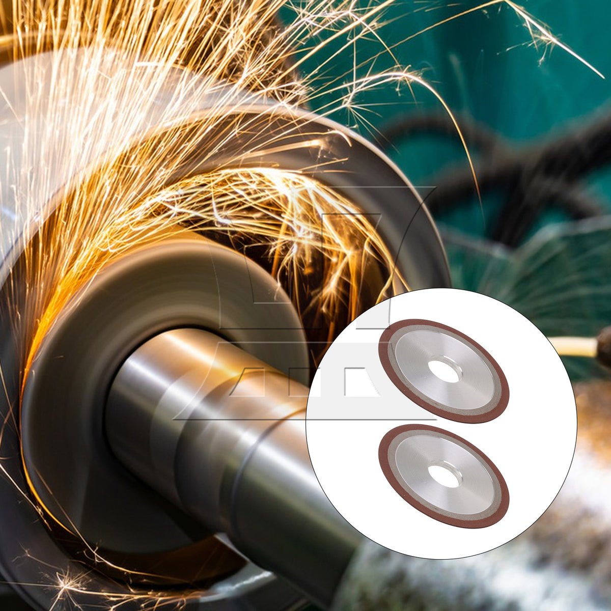 BQLZR  PDX Single Bevel Grinding Industrial Wheel 180# 125x10x32mm S1