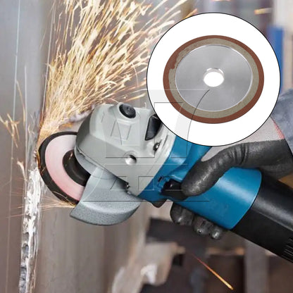 BQLZR 2 Pieces PDX Single Bevel Grinding Wheel for Industry 150# 100x10x20mm Silver