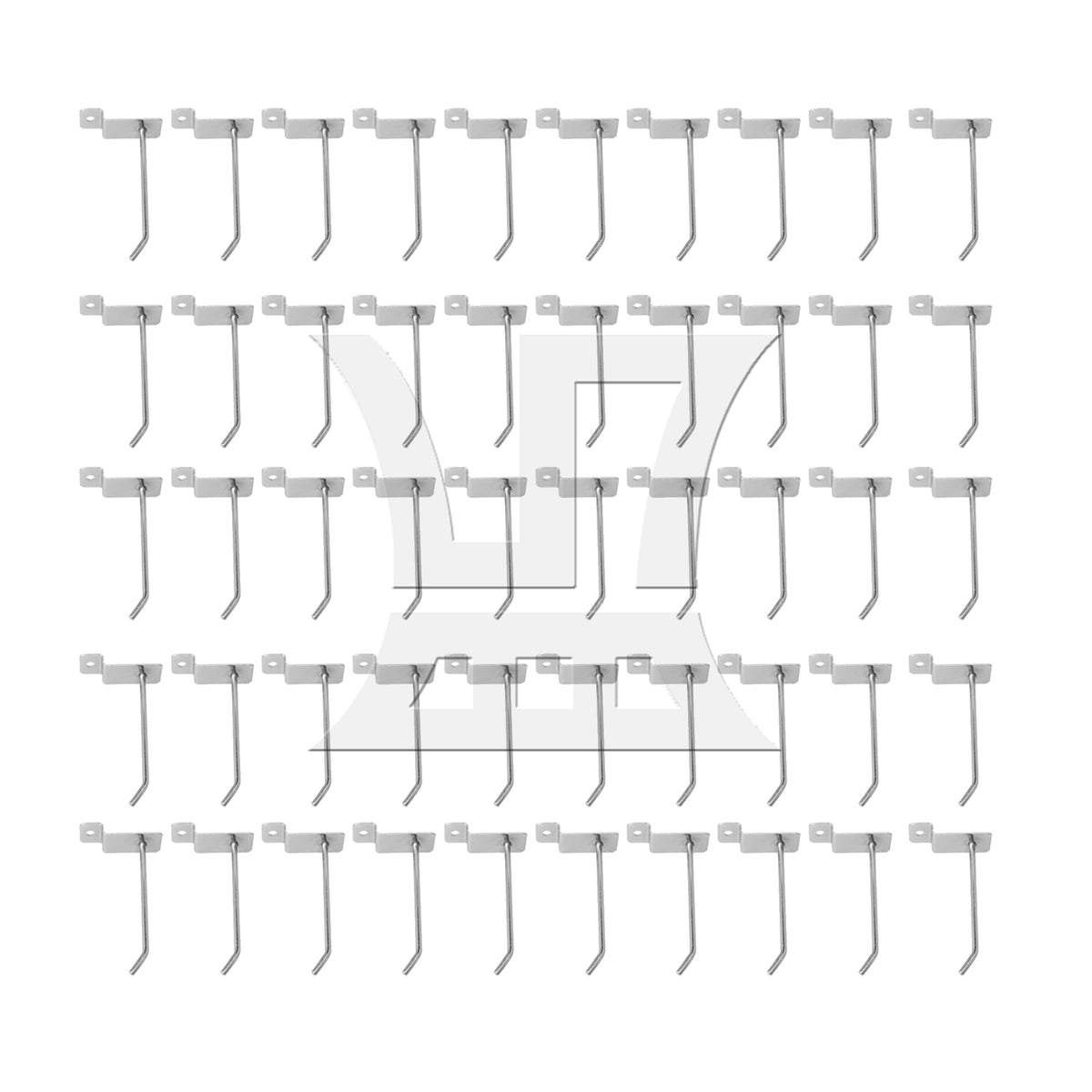 BQLZR Slatwall Fitting Prong Hanger 10cm Length Shop Goods Display Accessory