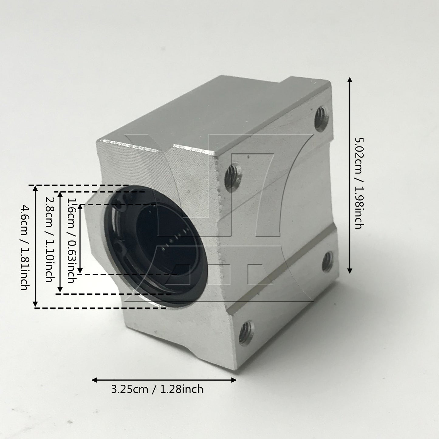 BQLZR  SC16UU Linear Motion Ball Bearing CNC Slide Bushing Tool M3