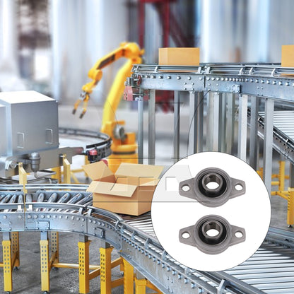BQLZR  KFL004 Zinc Alloy Flange Block Bearing Inner Dia 20mm Industrial Tool