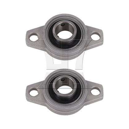 BQLZR  KFL004 Zinc Alloy Flange Block Bearing Inner Dia 20mm Industrial Tool