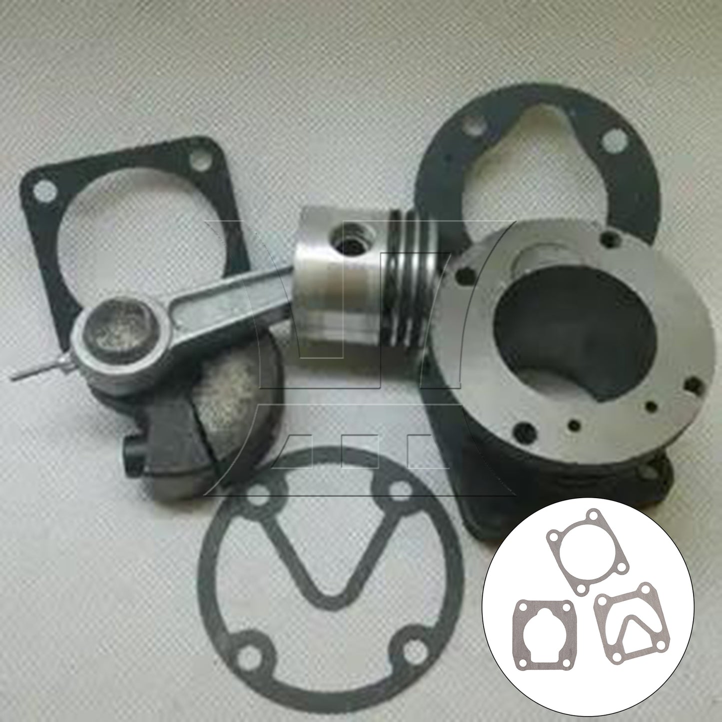 BQLZR Gray Air Compressor Cylinder Head Base Valve Plate Sealing Gasket Pad