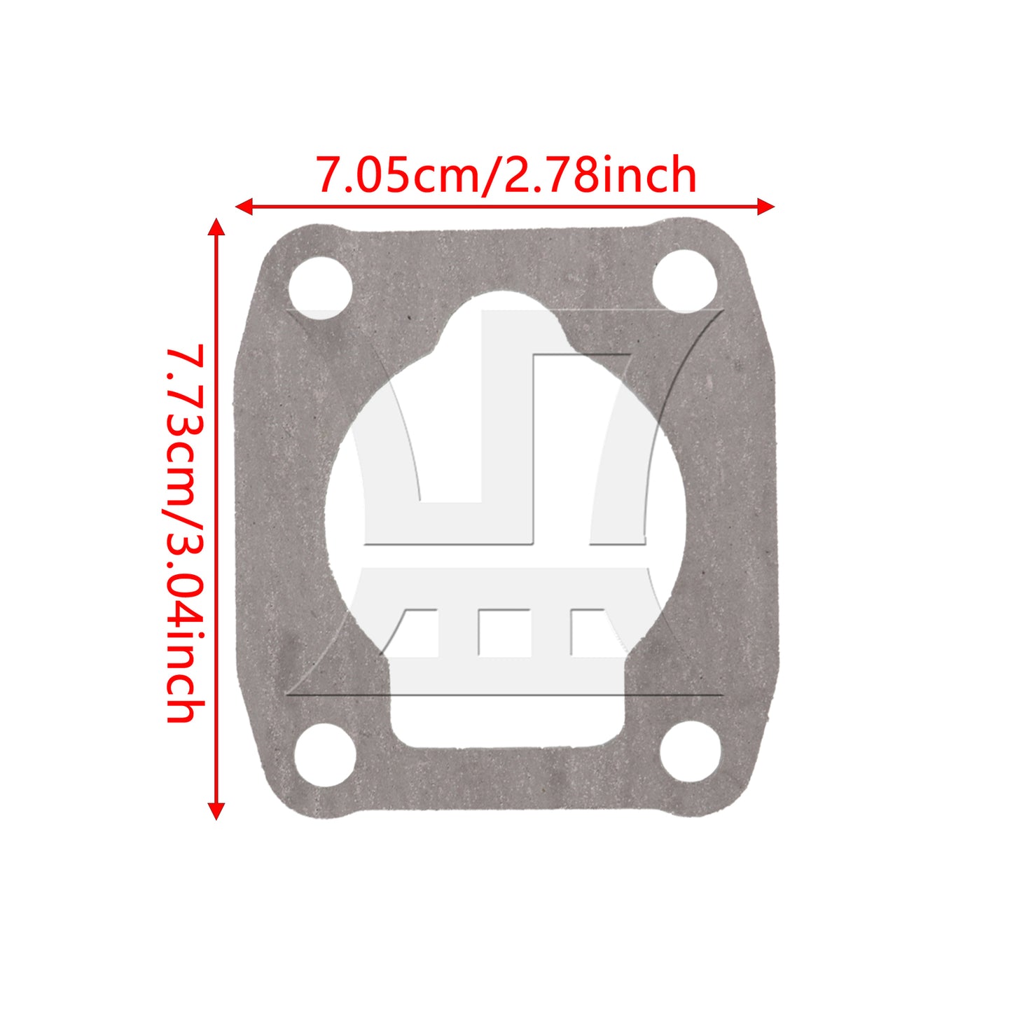 BQLZR Gray Air Compressor Cylinder Head Base Valve Plate Sealing Gasket Pad