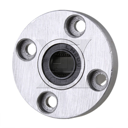 BQLZR Vertical 8mm Lead Screw Shaft Coupling 500mm Lead Nut Flange Bearing Set