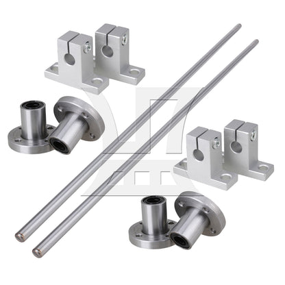 BQLZR  LMF8UU Round Flange Linear Bearing for 8mm Linear Shaft CNC Machine