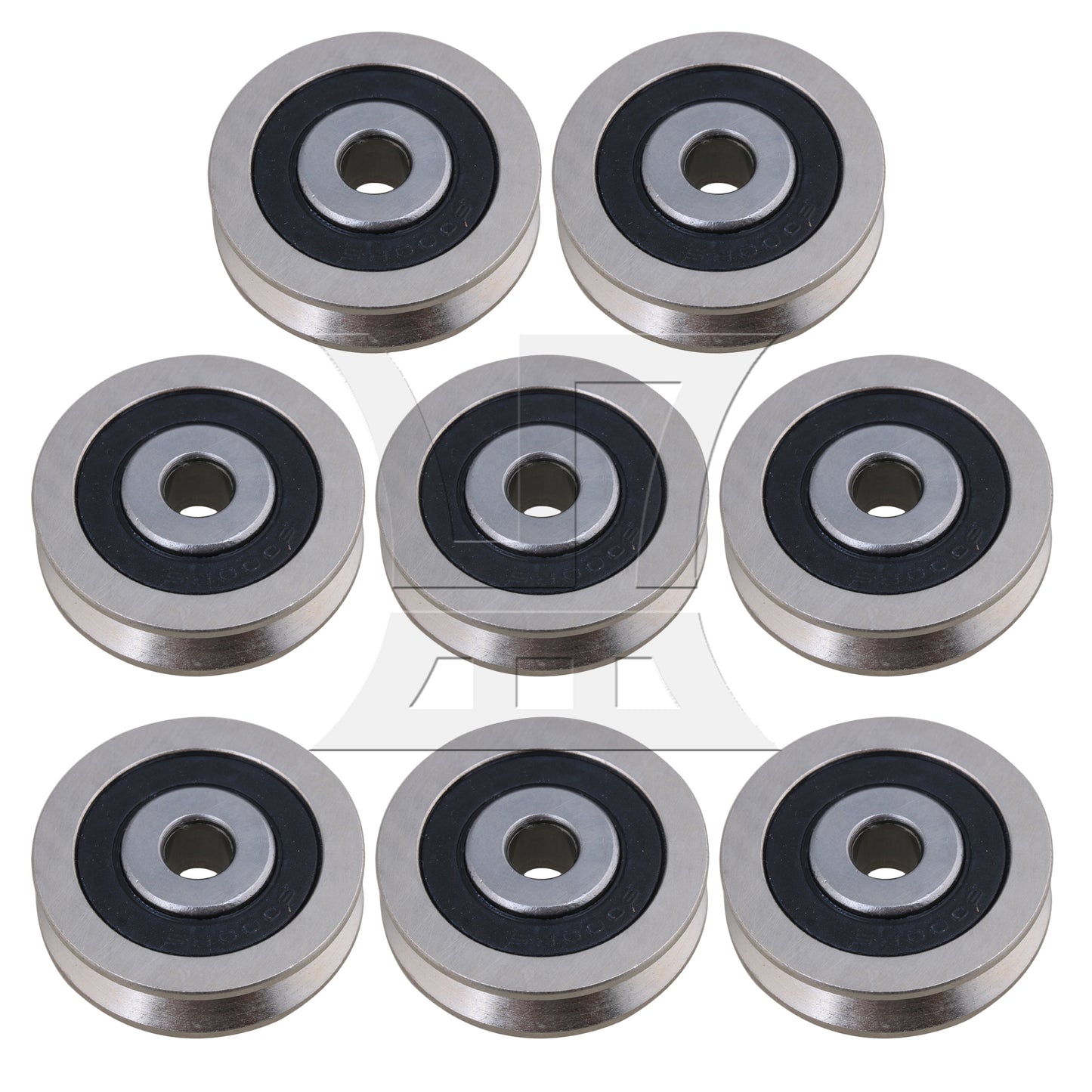 BQLZR  BQLZR 0.6x3x0.8cm V Shaped Guide Bearing Steel Sealed Ball Bearings Pulley