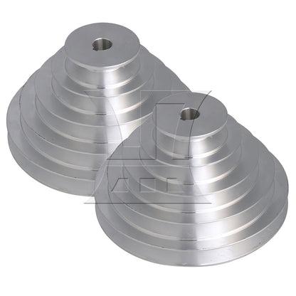 BQLZR 14mm Bore 5 Step A Type V-Belt Pagoda Pulley Belt Outter Dia 54-150mm