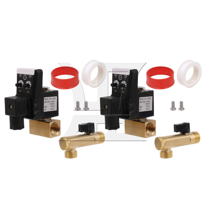 BQLZR  1/2inch AC110V Automatic Timed Water Drain Valve for Air Compressor