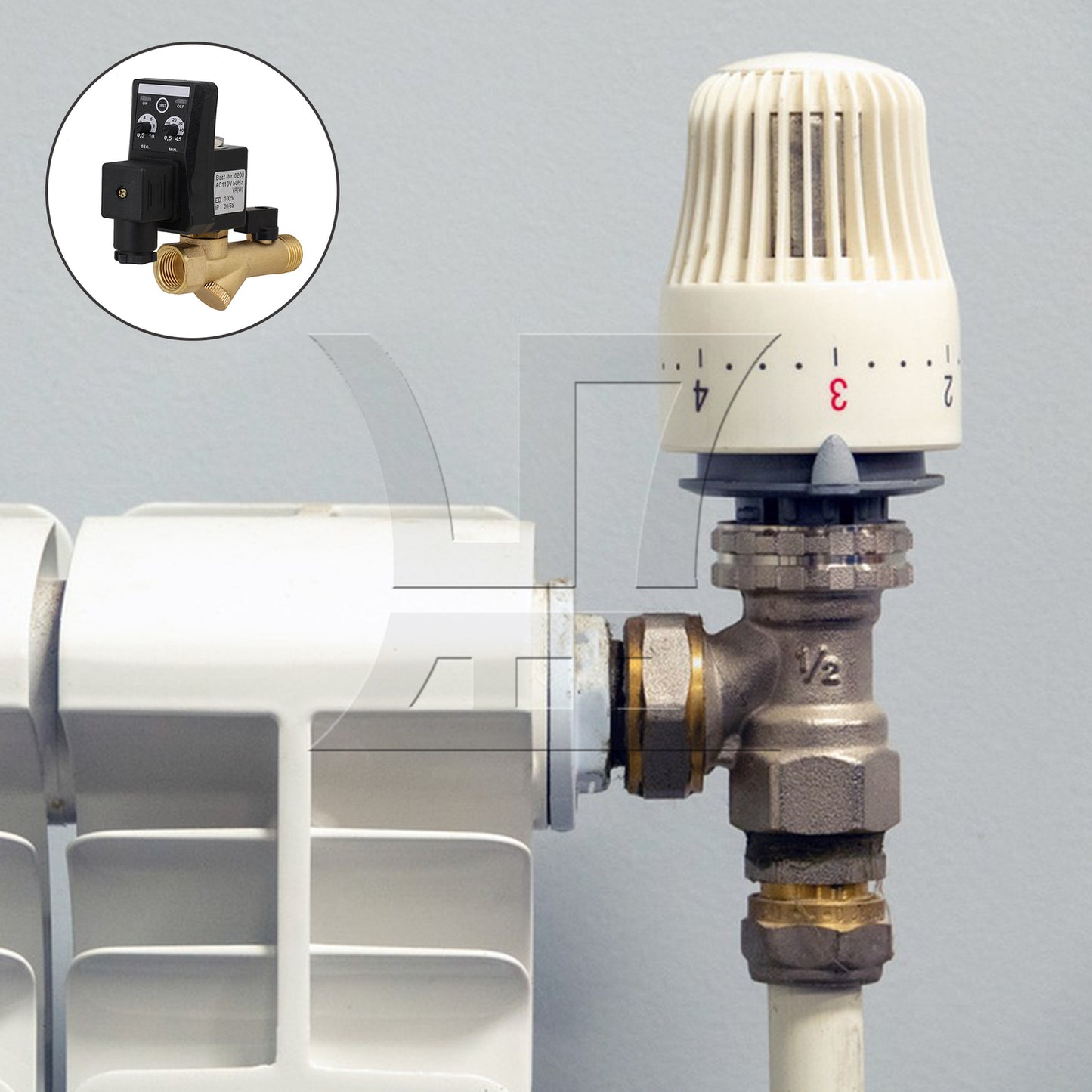 BQLZR  1/2inch AC110V Automatic Timed Water Drain Valve for Air Compressor