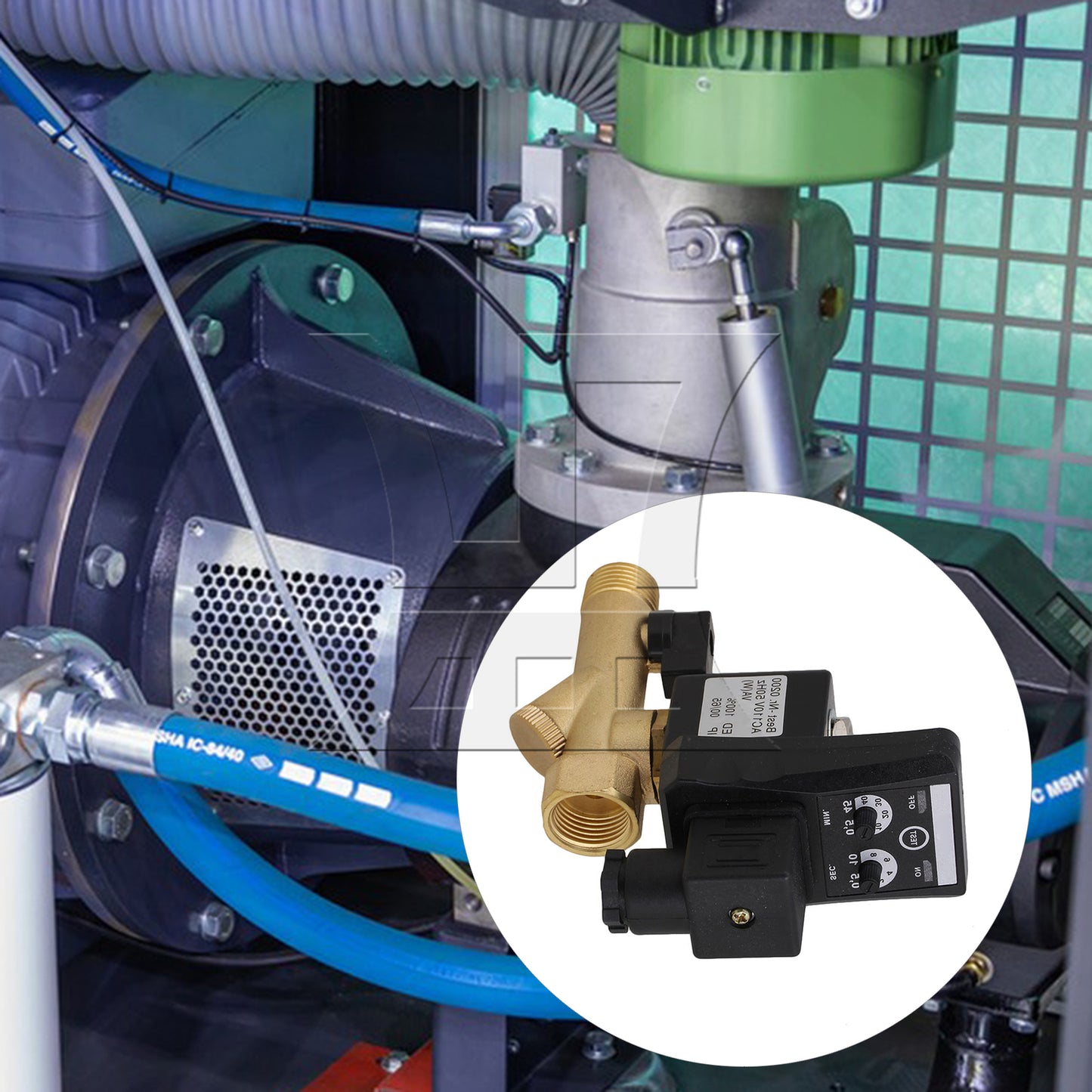 BQLZR  1/2inch AC110V Automatic Timed Water Drain Valve for Air Compressor