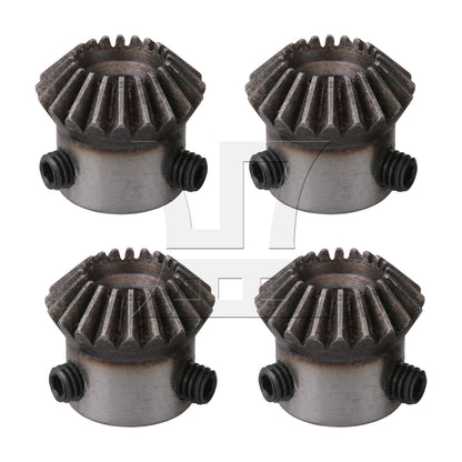 BQLZR  Module 1 Silver 6mm Dia Hole 20T 45 Steel Tapered Bevel Gear Wheel