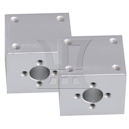 BQLZR CNC Lathe Linear Motion Parts T8 Ballscrew Nut Bracket Holder Dia 10mm