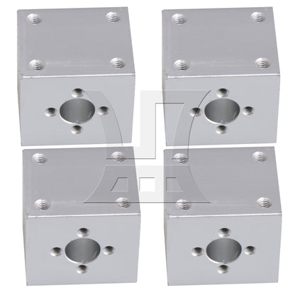 BQLZR 4 Pieces CNC Lathe Linear Motion Accessories Ballscrew Nut Bracket Holder