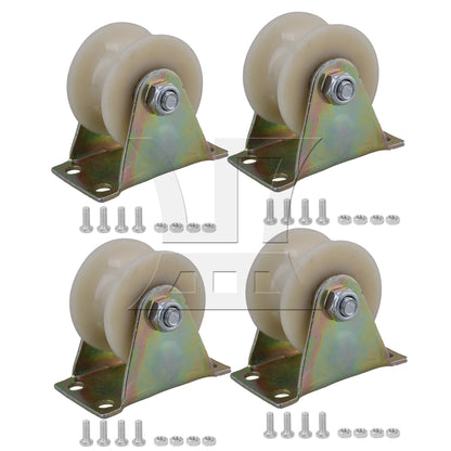 BQLZR M6 Fastener 6x25mm Hex Screws and Nuts for Track Pulleys Metal Silver