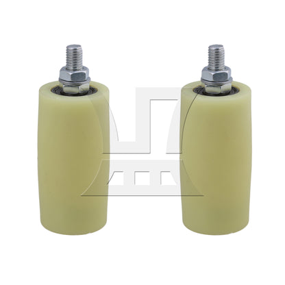 BQLZR M12 PP Steel Bearing Guiding Wheel for Electric Door Wheel 5x10cm
