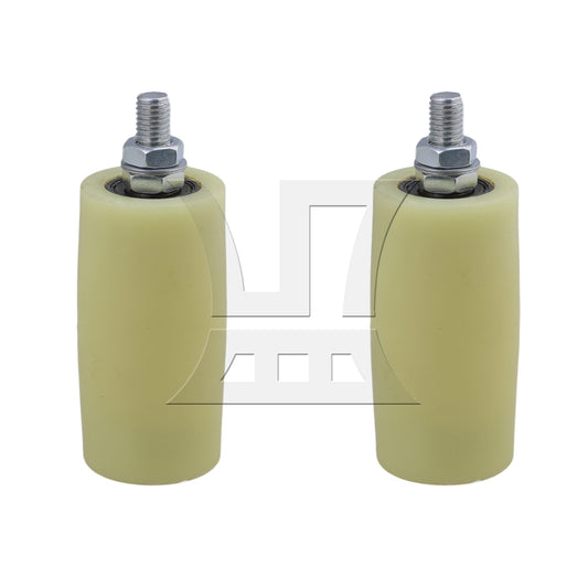 BQLZR M12 PP Steel Bearing Guiding Wheel for Electric Door Wheel 5x10cm