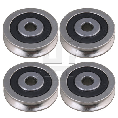 BQLZR Steel Bearings Pulley Wheel U Slot 6mm ID x 30mm OD x 8mm T 782 LBS