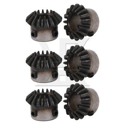 BQLZR 12mm Hole Diameter 45# Steel Tapered Bevel Gear 1.5 Module 16 T