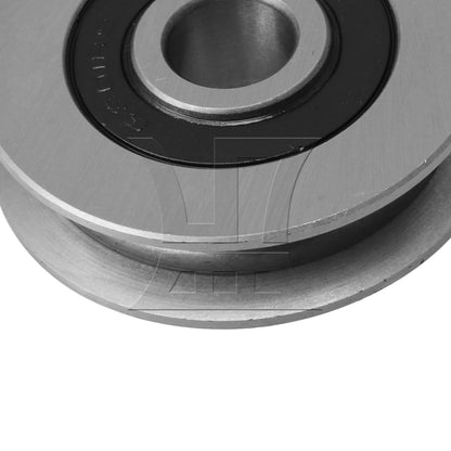 BQLZR 50x13mm U-Shape Groove Bearing Steel Cable Pulley Load-Bearing 512KG