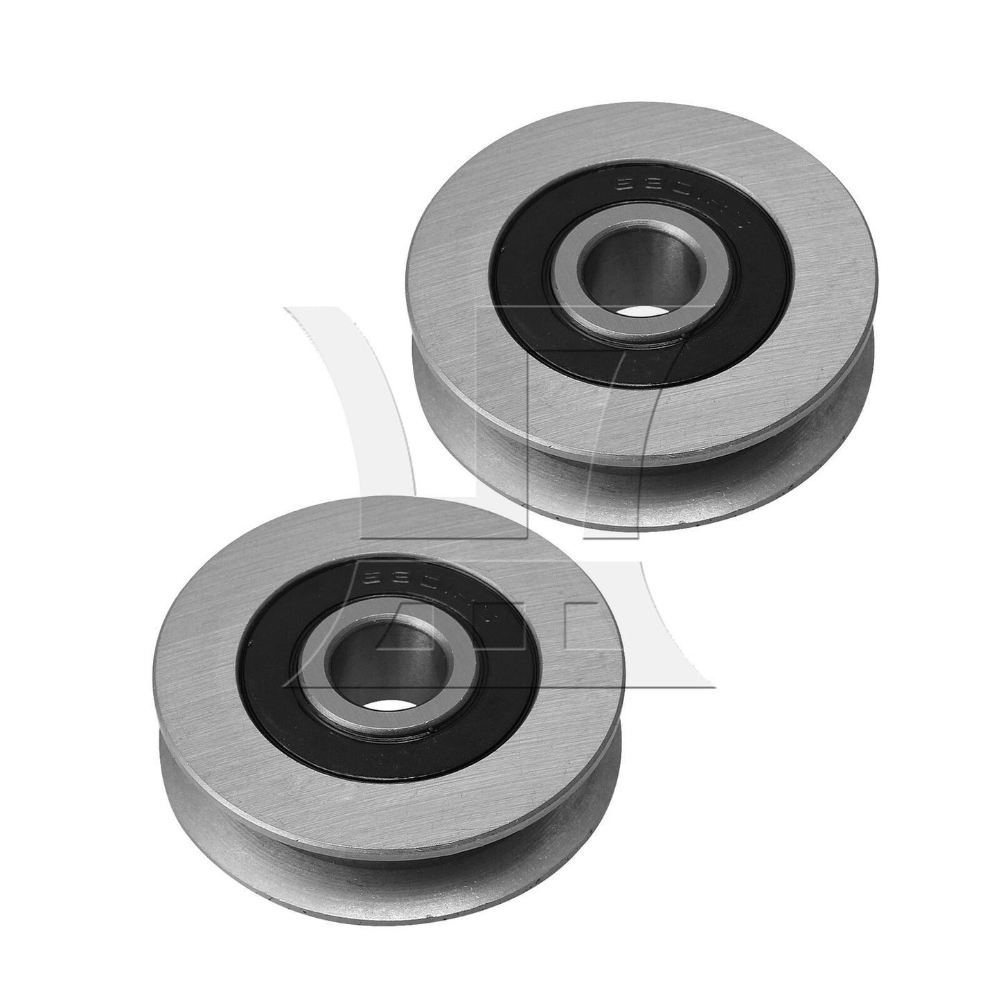 BQLZR 50x13mm U-Shape Groove Bearing Steel Cable Pulley Load-Bearing 512KG