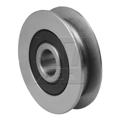 BQLZR 50x13mm U-Shape Groove Bearing Steel Cable Pulley Load-Bearing 512KG