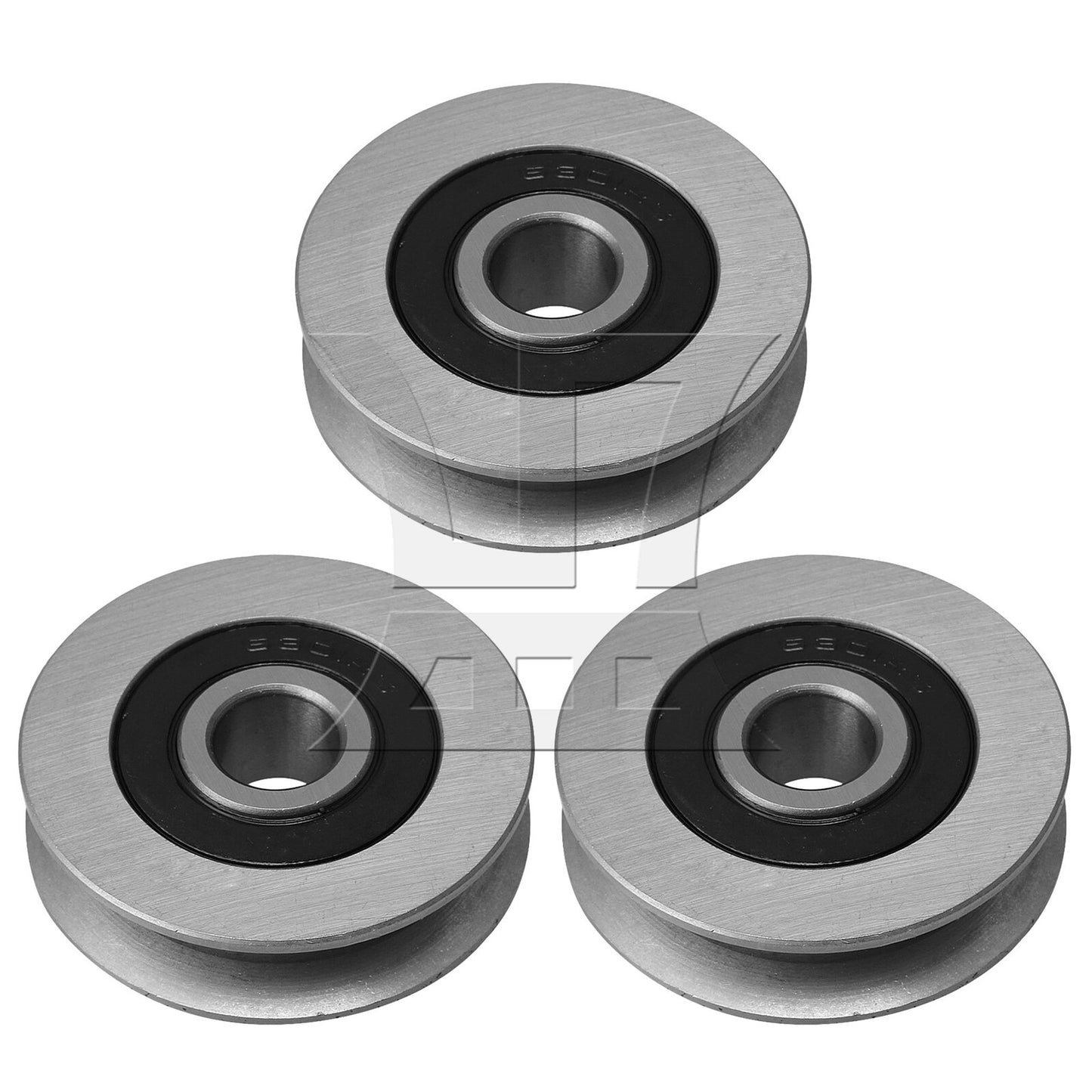 BQLZR 50x13mm U-Shape Groove Bearing Steel Cable Pulley Load-Bearing 512KG