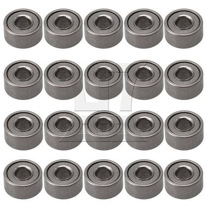 BQLZR  Bearing Steel Metal Miniature Micro Ball Bearing MR52ZZ Pack of 10