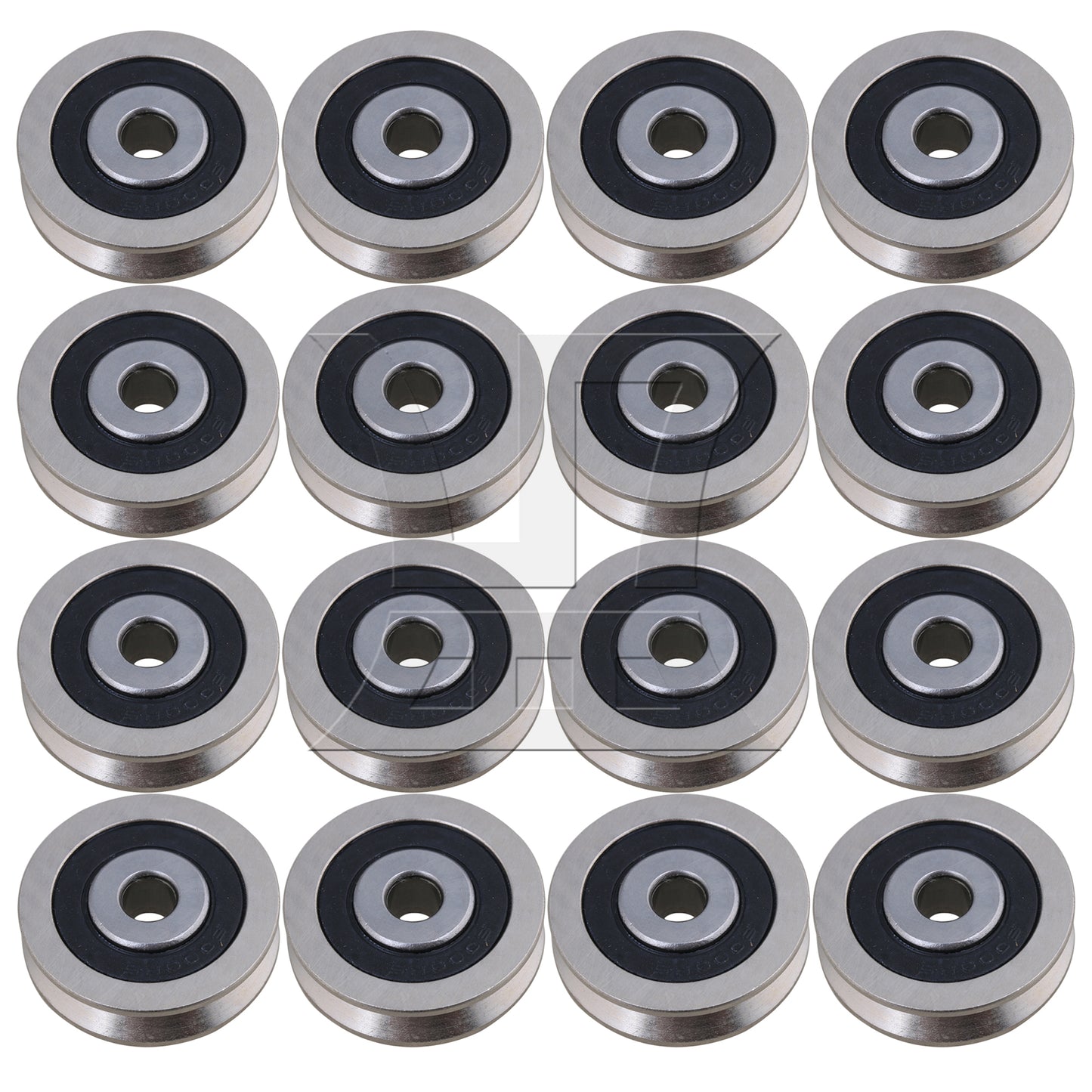 BQLZR  BQLZR 0.6x3x0.8cm V Shaped Guide Bearing Steel Sealed Ball Bearings Pulley