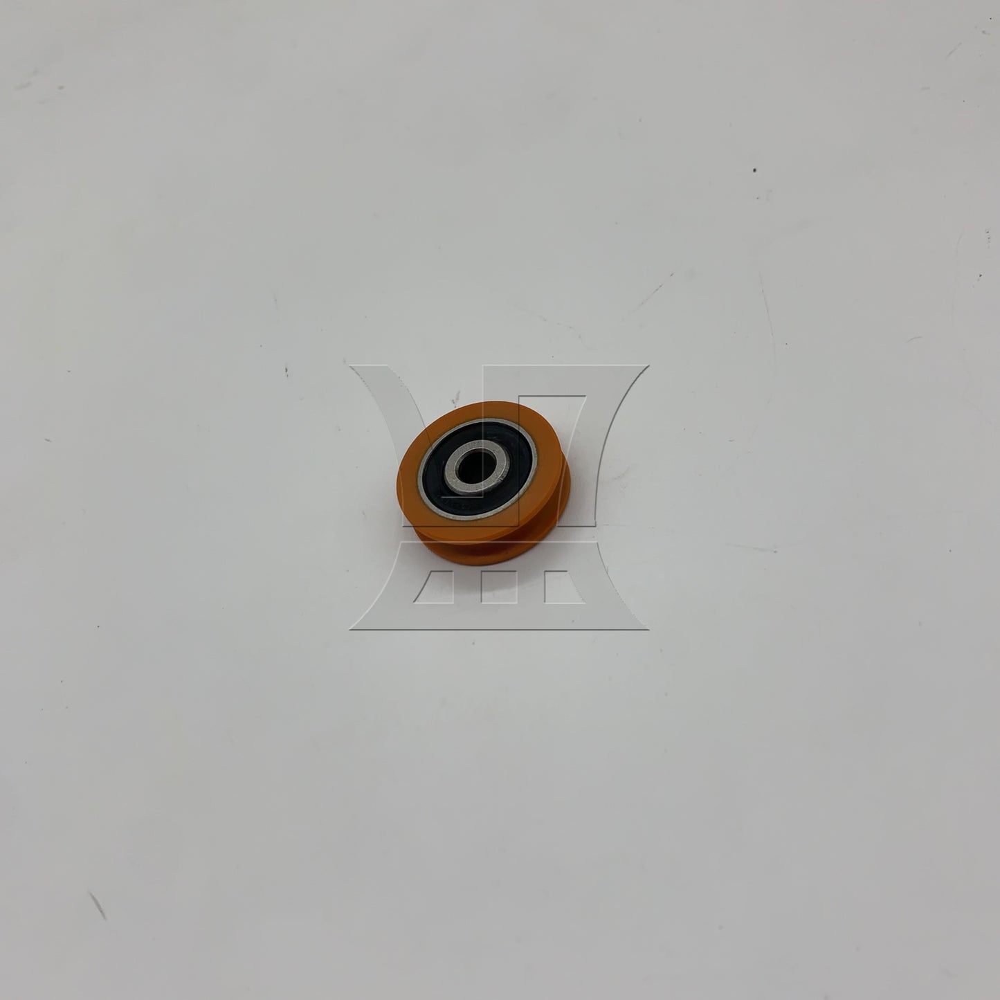 BQLZR  Nylon Round Shape Groove Guide Roller Bearing Pulley Wheel Orange