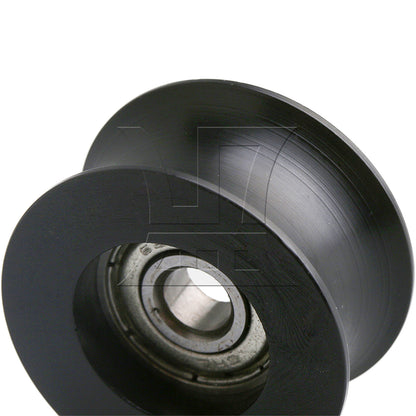 BQLZR Black U Type Groove Bearing Pulley Wheel Pulley 5x25x13mm for Window