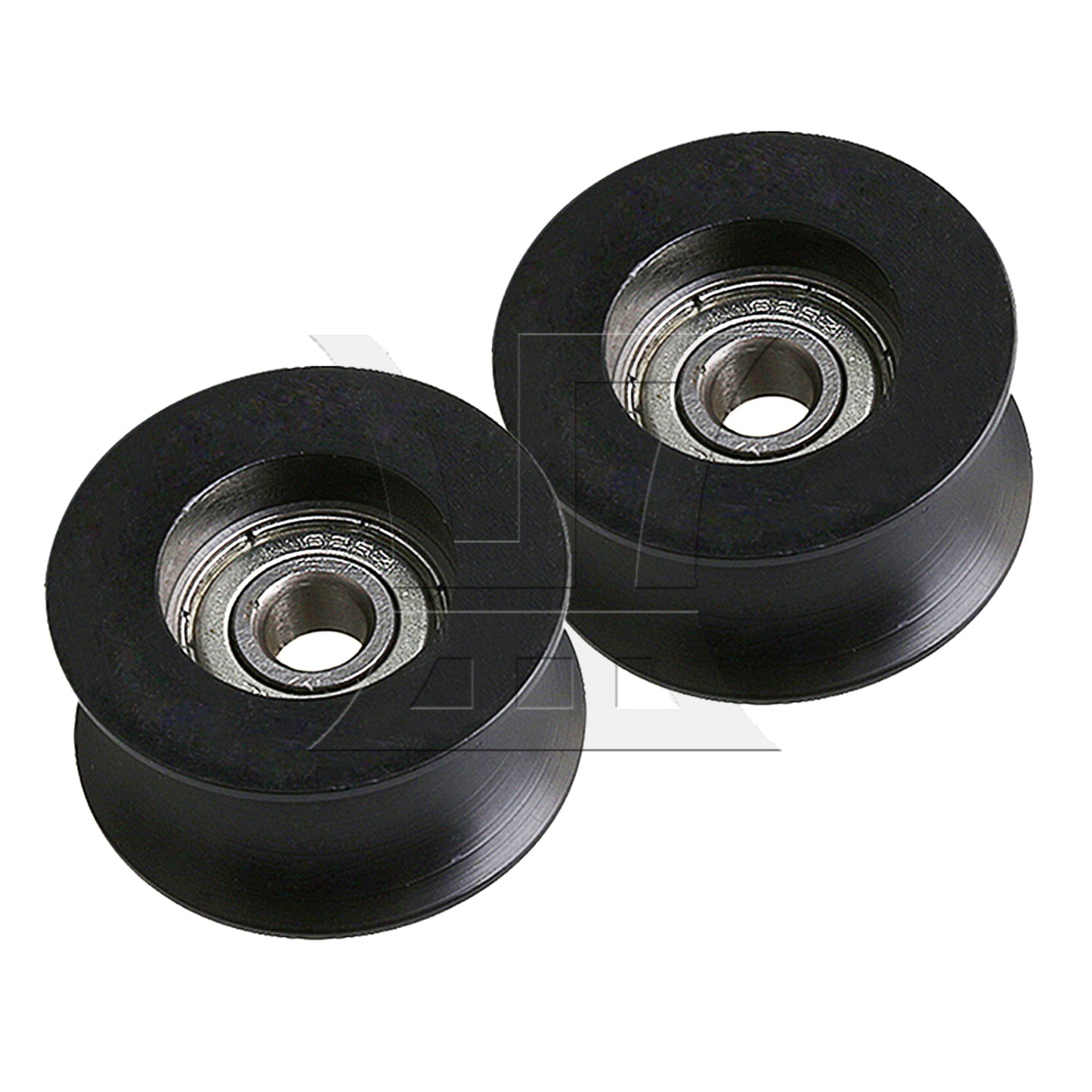 BQLZR Black U Type Groove Bearing Pulley Wheel Pulley 5x25x13mm for Window