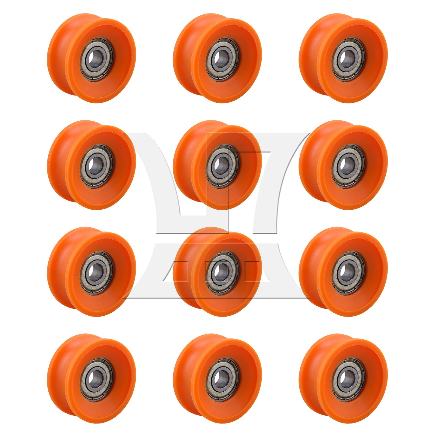 BQLZR 606ZZ U Type Groove Guide Pulley Wheel Bearing Door Window Roller