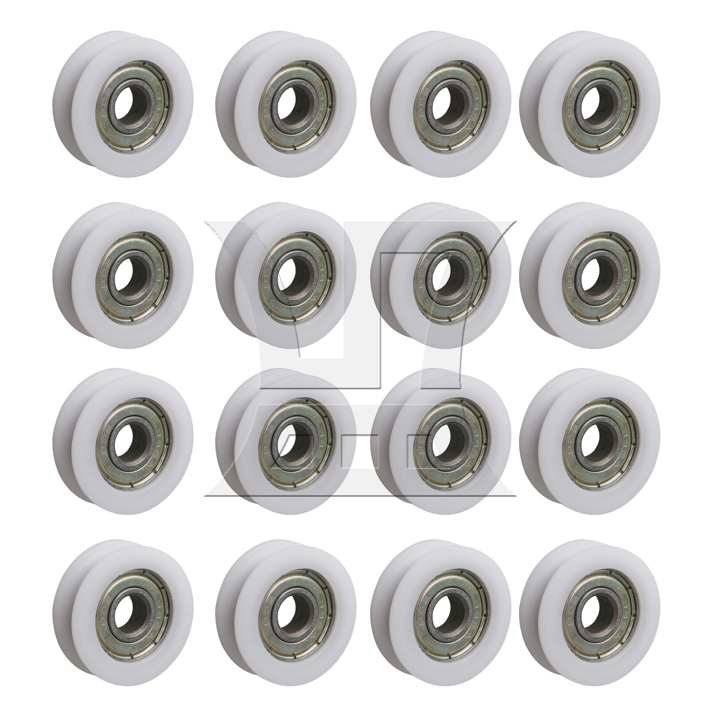 BQLZR  Bearing Pulley Guide Track Roller 0.31x1.18x0.39inch for Garage Door