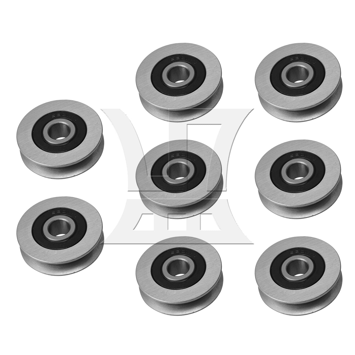 BQLZR 50x13mm U-Shape Groove Bearing Steel Cable Pulley Load-Bearing 512KG