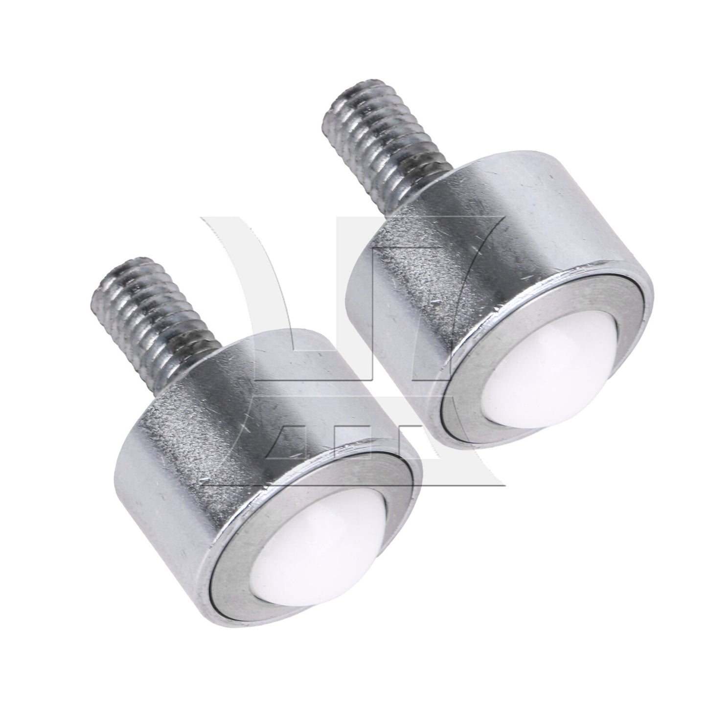 BQLZR Transfer Bearing Casters with Nylon Roller 0.59" 99lbs Load Capacity
