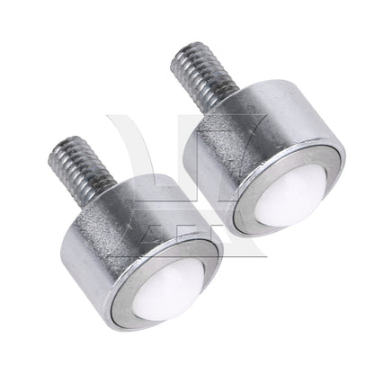 BQLZR Transfer Bearing Casters with Nylon Roller 0.59" 99lbs Load Capacity