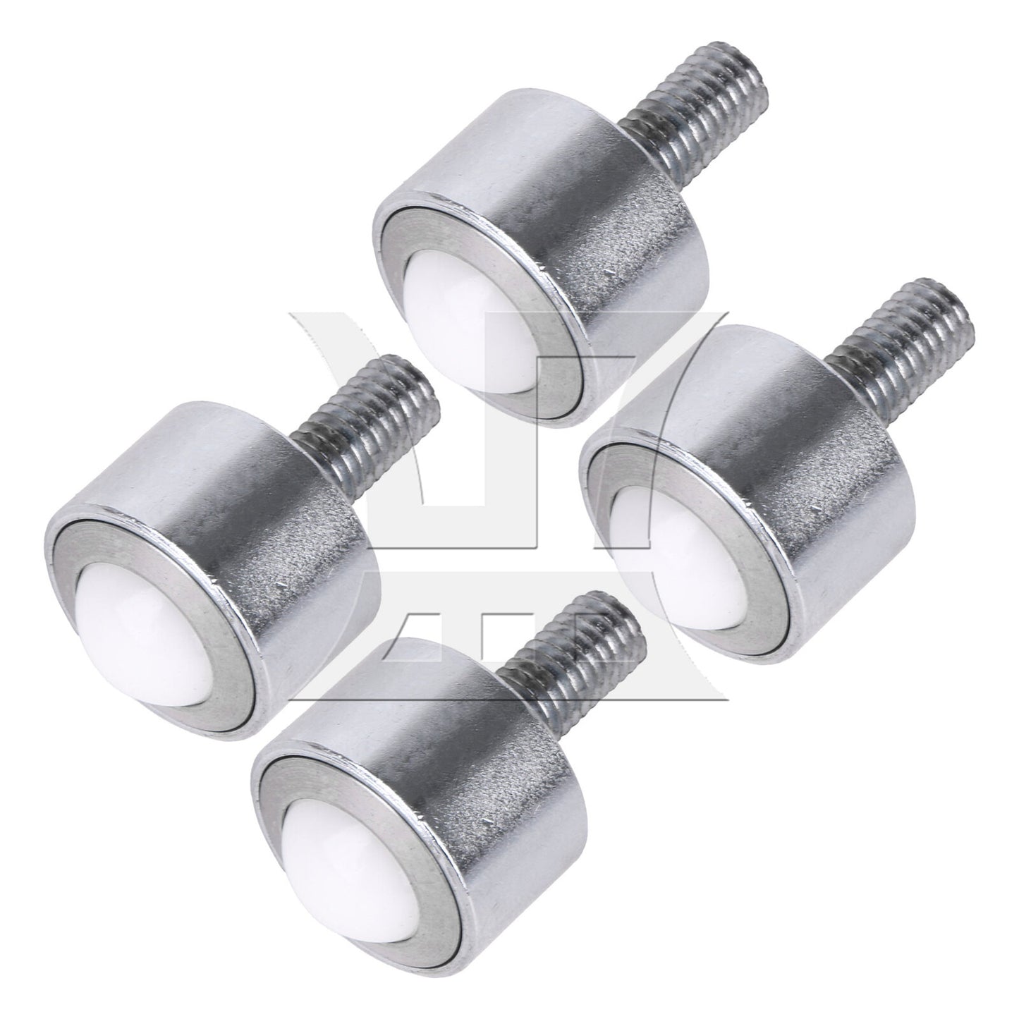 BQLZR Transfer Bearing Casters with Nylon Roller 0.59" 99lbs Load Capacity