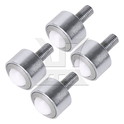 BQLZR Transfer Bearing Casters with Nylon Roller 0.59" 99lbs Load Capacity