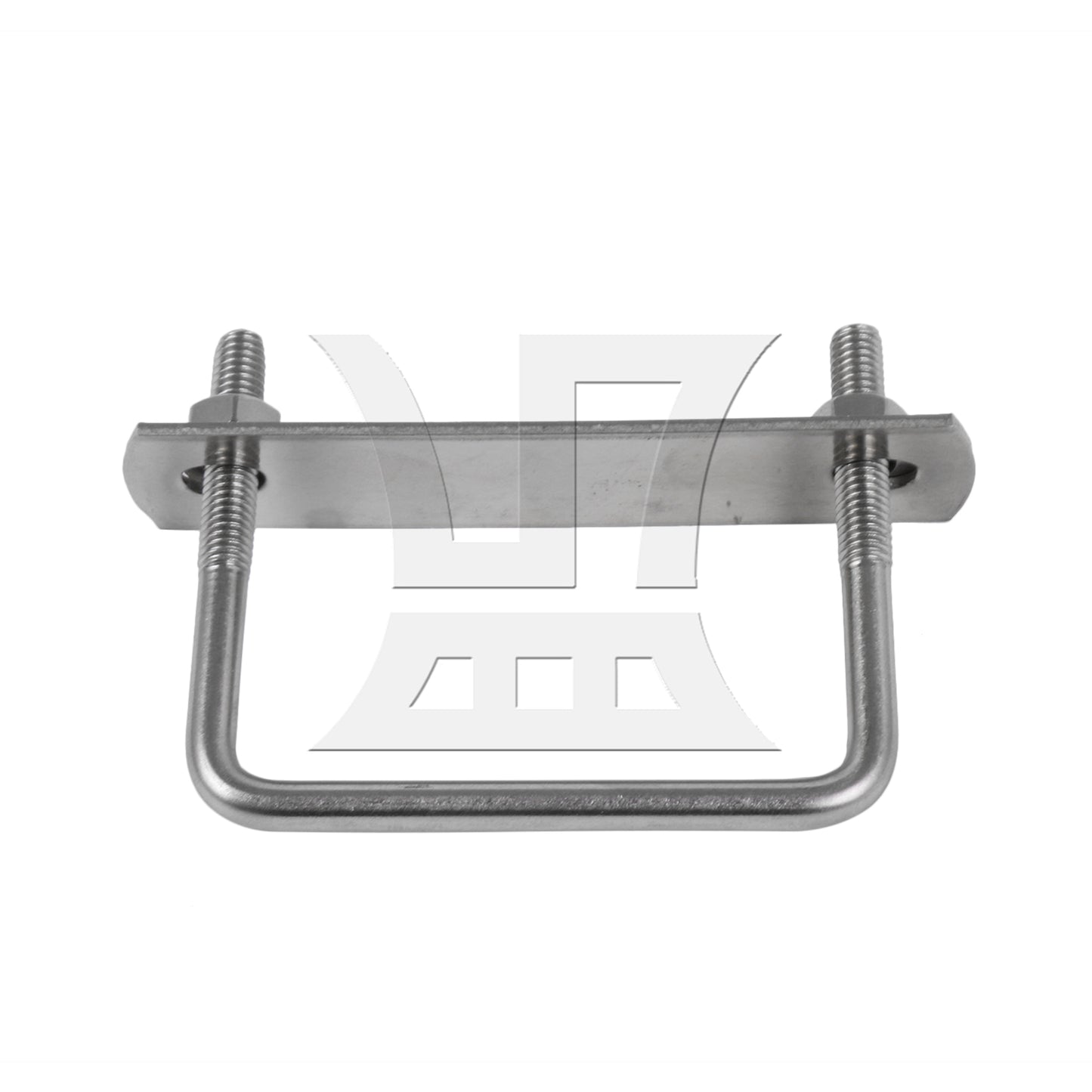BQLZR Round Trailer Axle U Bolts 2.36"x2.83" M6 with Plate & Nuts & Gaskets