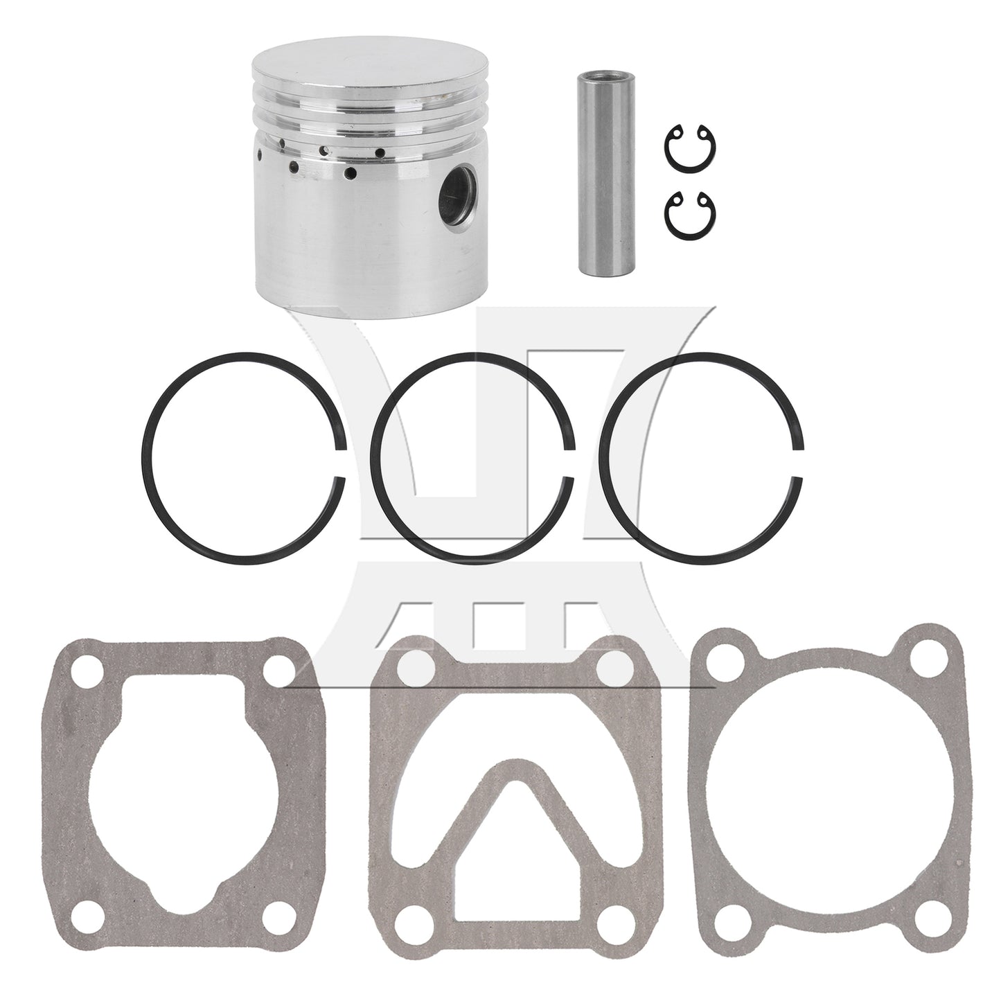 BQLZR Gray Air Compressor Cylinder Head Base Valve Plate Sealing Gasket Pad