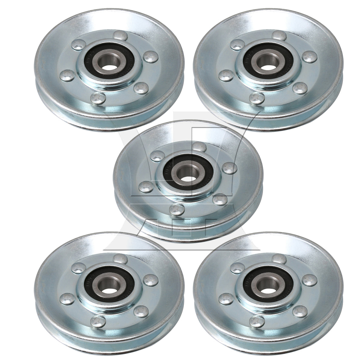 BQLZR Iron Bearing Steel Cable Wheel w/ 100 Feet Wire Rope Cable Railing Tool Set