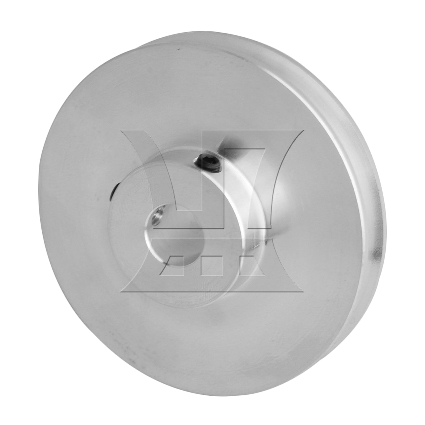 BQLZR 2Pieces Single Groove Pulley 58mm Diameter 10mm Fixed Bore for Motor Shafts